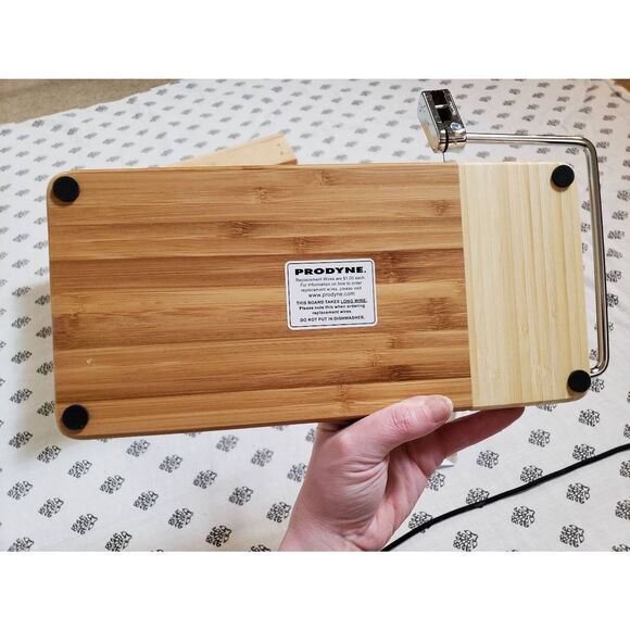 Prodyne 11.75" x 6" Bamboo Cheese Board Slicer OPEN BOX - Picture 5 of 8